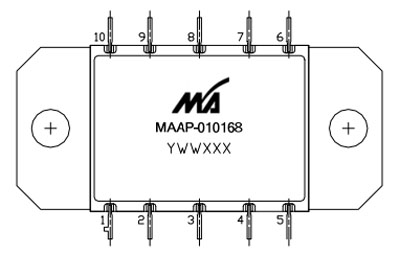 MAAP-010168兩級MMIC寬帶高功率放大器  MACOM現貨