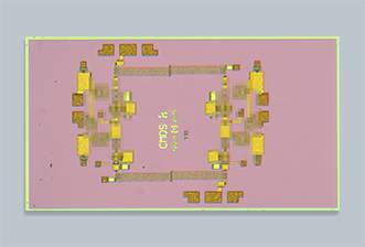 26-35 GHz寬帶K頻段、Ka頻段、Q頻段平衡驅動器放大器芯片CMD243