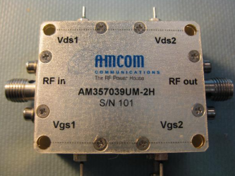 C波段放大器模塊AM357039UM-2H寬帶GaAs功率放大器模塊