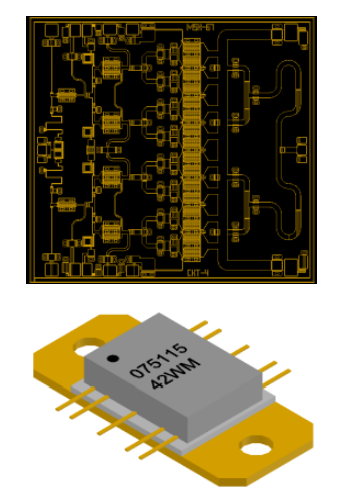 AM07511542WM-00/AM07511542WM-SN-R寬帶X波段功率放大器 現貨
