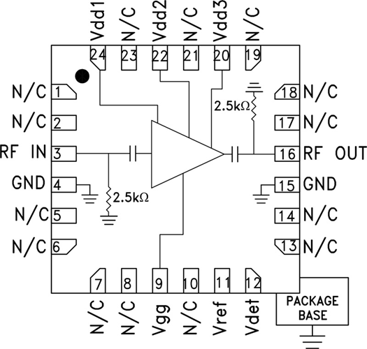 HMC1082LP4E/HMC1082LP4ETR軍事電子戰驅動放大器  現貨