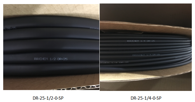 DR-25-1/2-0-SP與DR-25-1/4-0-SP熱縮管 原裝庫存