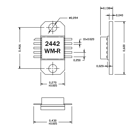 AM244236WM-EM-R功率放大器AMCOM產品原裝庫存