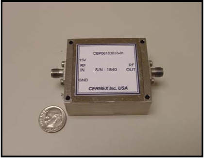 CERNEX寬帶 VHF 和 UHF 高功率放大器 CERNEX寬帶 VHF 和 UHF 高功率放大器