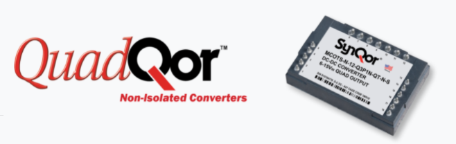 SynQor軍用四路輸出非隔離式 DC-DC 轉換器 SynQor軍用四路輸出非隔離式 DC-DC 轉換器