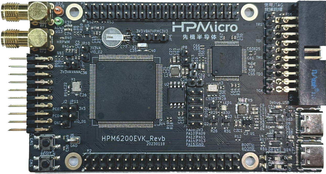 HPM6200EVK:RISC-V架構高性能微控制器評估板現貨庫存 HPM6200EVK:RISC-V架構高性能微控制器評估板現貨庫存